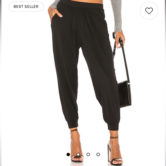 Bobi Jersey Jogger in Black - Picture 2 of 16